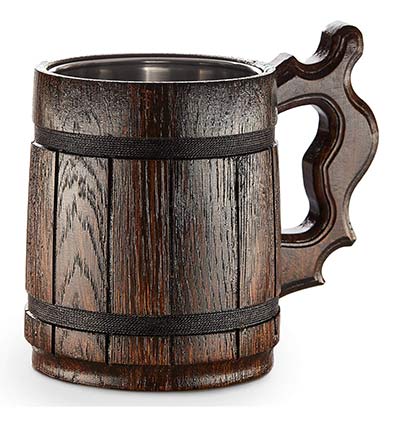 Bierkrug aus Holz Bierkrug aus Holz