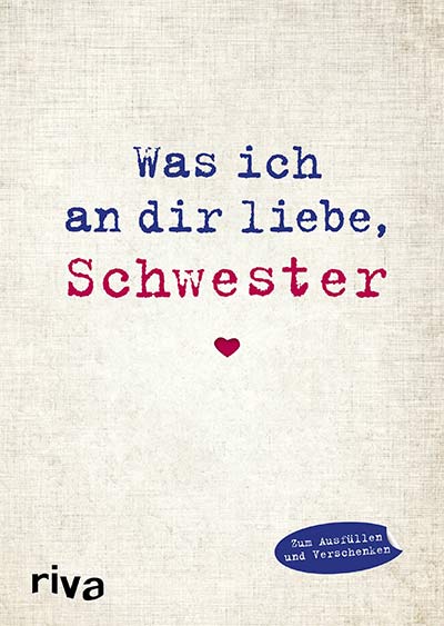 Buch Was ich an dir liebe Schwester