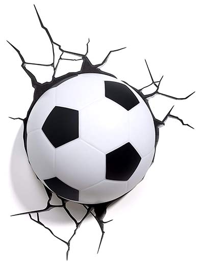 Geburtstagsgeschenke Fußball-Wandleuchte