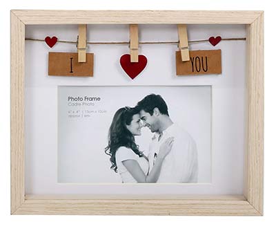 Geschenke für Verliebte Wäscheleine Fotorahmen