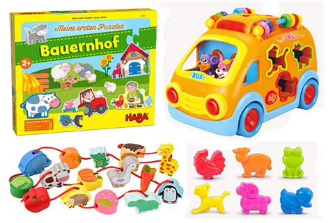 Lernspielzeug für Kinder ab 2 Jahren Lernspielzeug für Kinder ab 2 Jahren