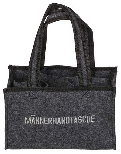 Männerhandtasche aus Filz Männerhandtasche aus Filz