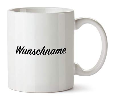 Tasse mit Wunschname