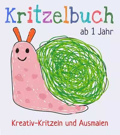 Kritzelbuch ab 1 Jahr - Geburtstagsgeschenke für 1-jährige Kinder