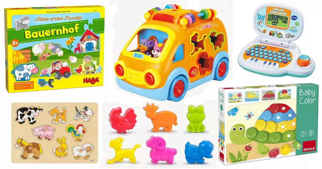Lernspielzeug für 2-jährige Kinder Lernspielzeug für 2-jährige Kinder