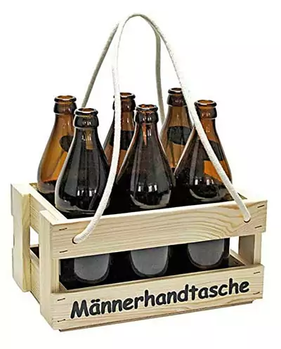 Bierträger mit Seilgriffen Bierträger mit Seilgriffen