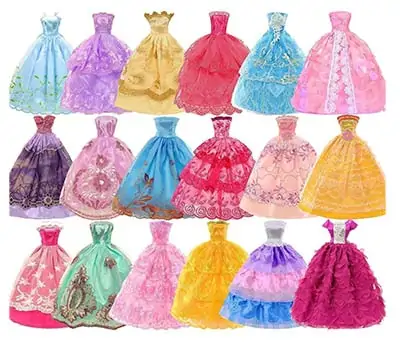 Abendkleider für Barbies